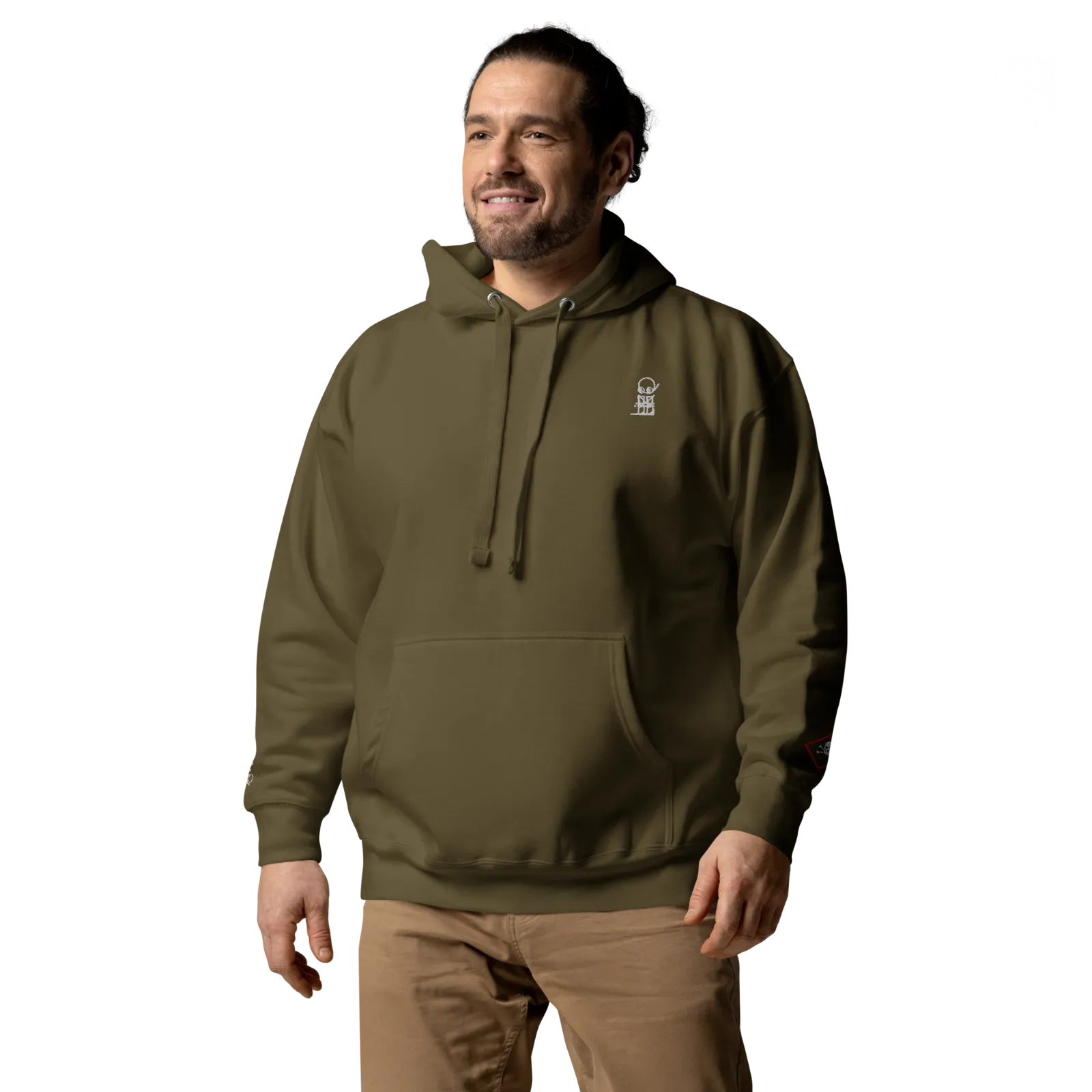 unisex-premium-hoodie-military-green-left-front-650be5b34e576