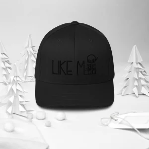 Casquette Structurée LIKE Mii, broderie noire