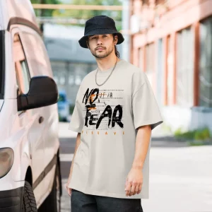 NO FEAR T-shirt oversize délavé