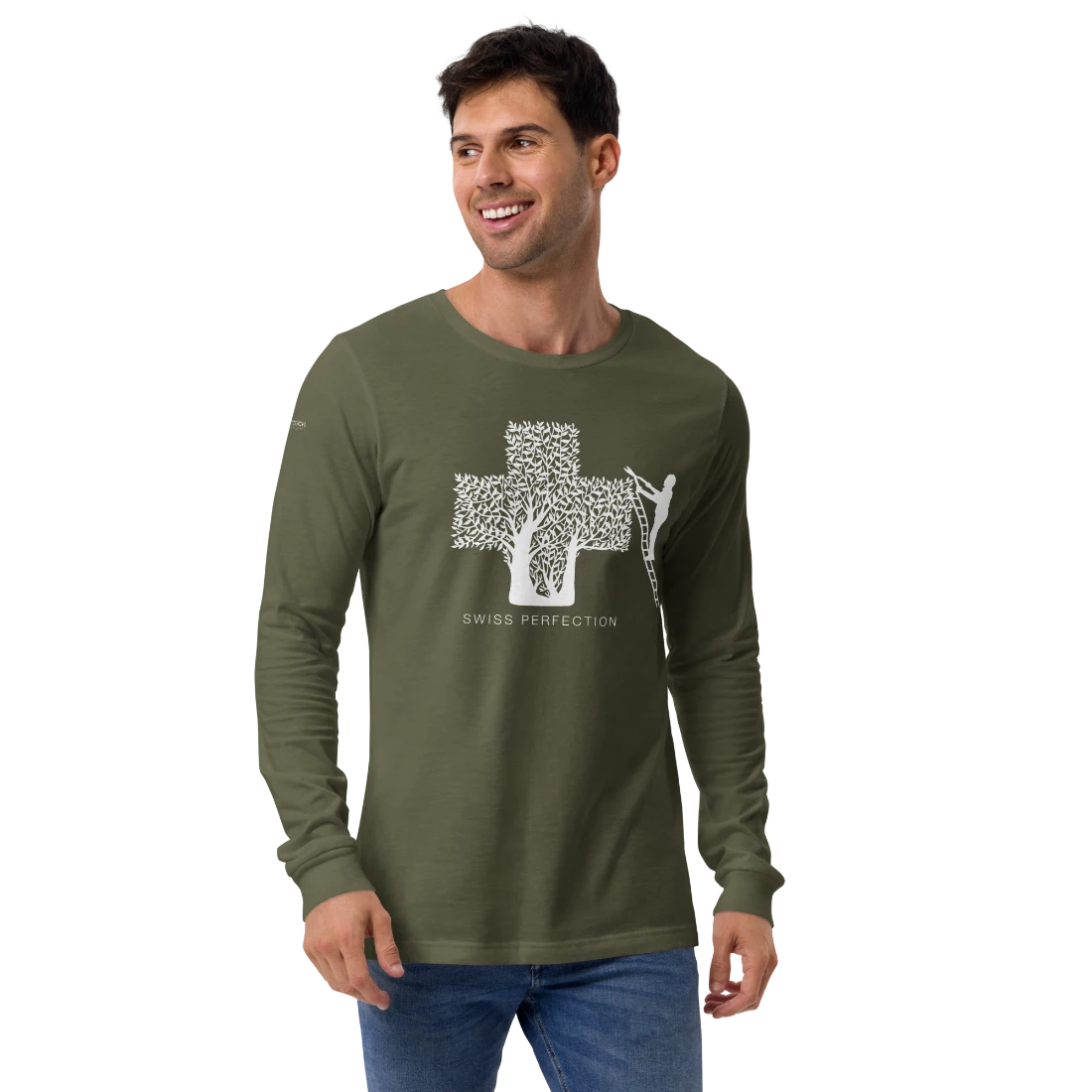 unisex-long-sleeve-tee-military-green-front-65e5f36eba801